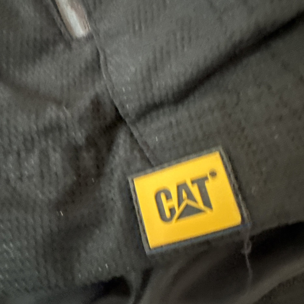 Catapilllar Soft Shell Jacket Black And Yellow Large - Picture 8 of 13